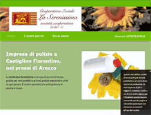 Tablet Screenshot of impresadipuliziapowerservice.com